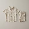 Premium Natural Linen Two-Piece Set